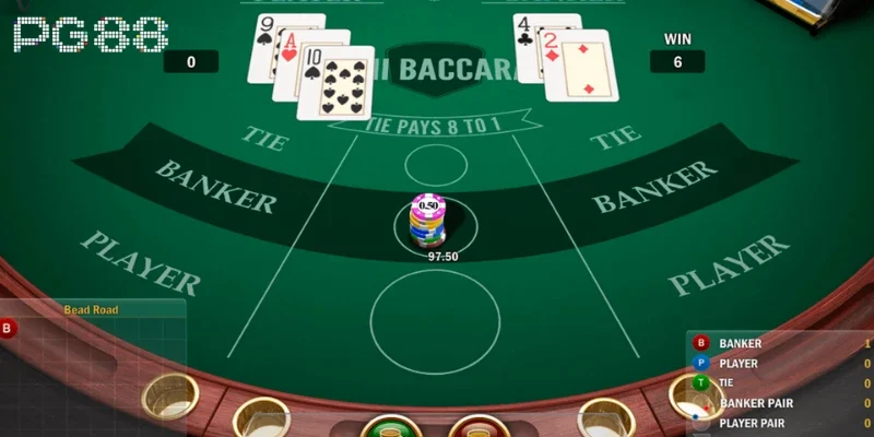 Cách trải nghiệm Baccarat Pg88
